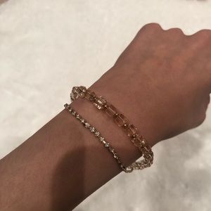 Gorgeous double layered bracelet.